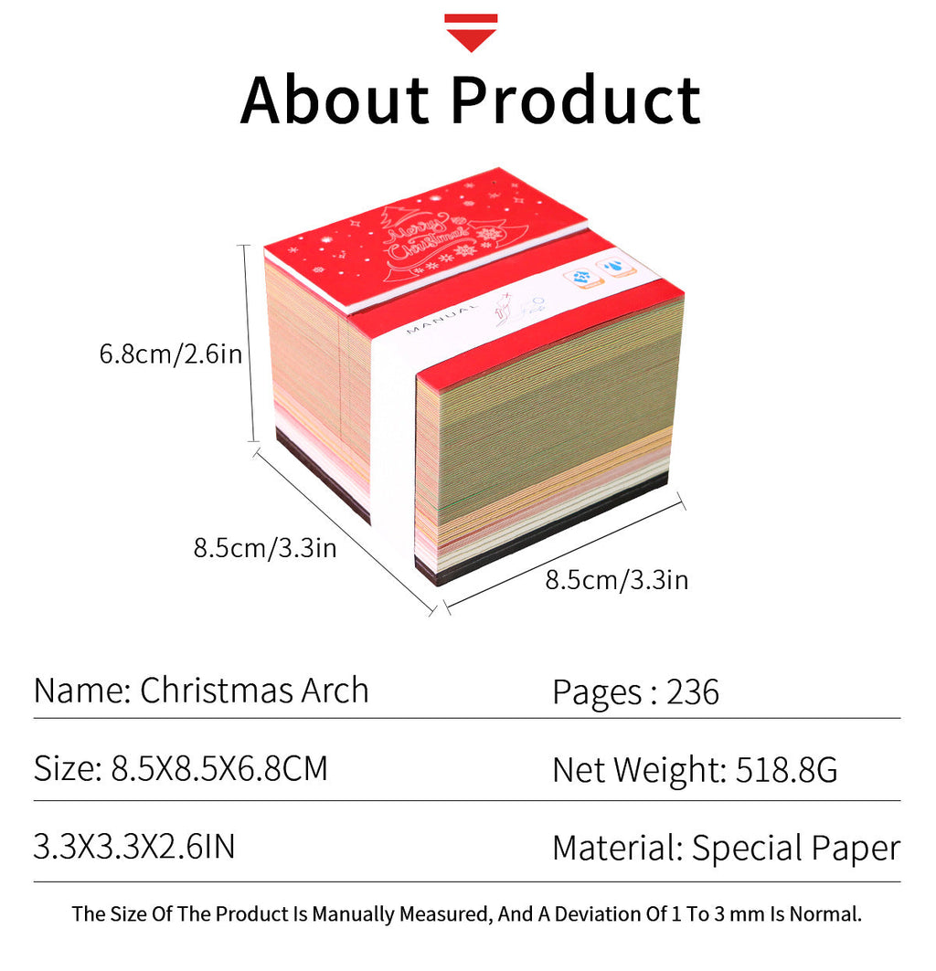 Creative Christmas 3D Arch Memo Calendar