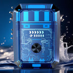 Transparent Mini Dual-Head Electric Shaver