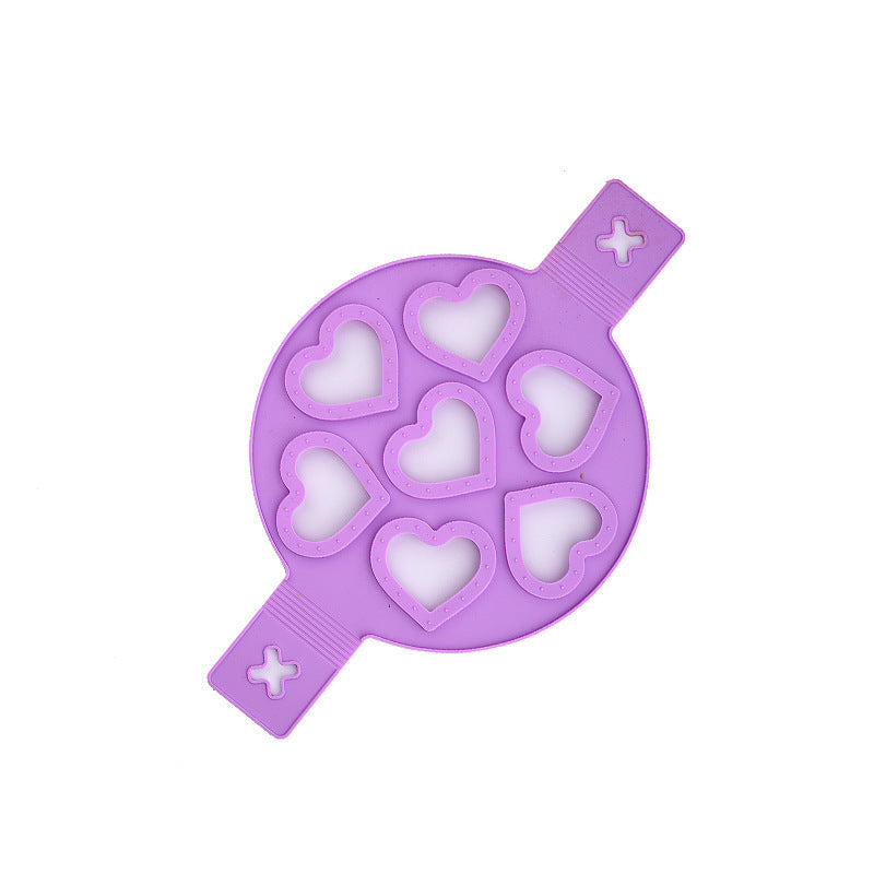 Non-stick silicone pancake mold ring