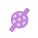 Non-stick silicone pancake mold ring