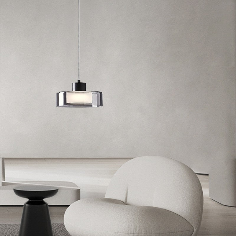 Italian Glass Pendant Lamp in Elegant Design
