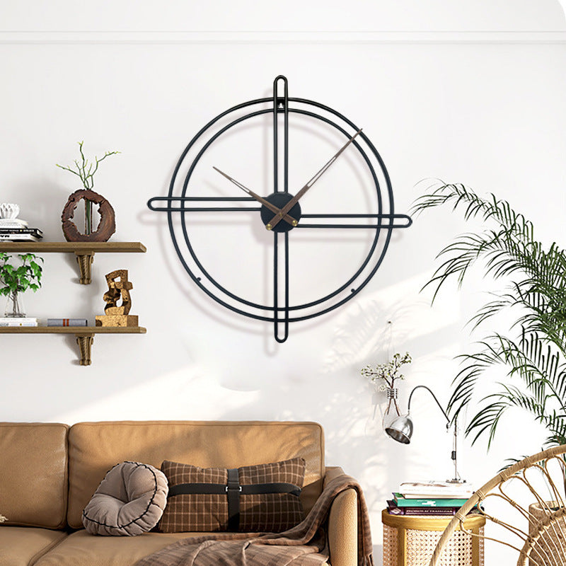 Nordic decorative large wall clock for the living room 23 inches