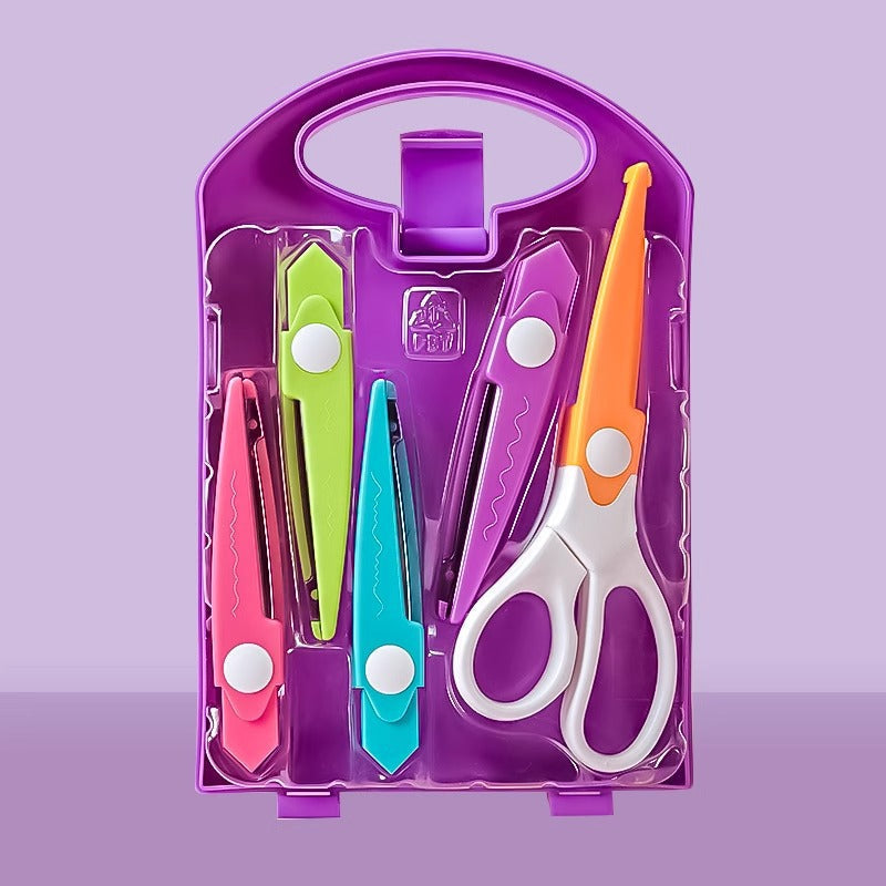 Safe Craft Scissors and Punch Set for Children