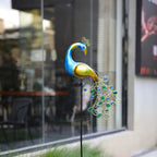 Solar Peacock Garden Light, Iron Art Yard Decoration