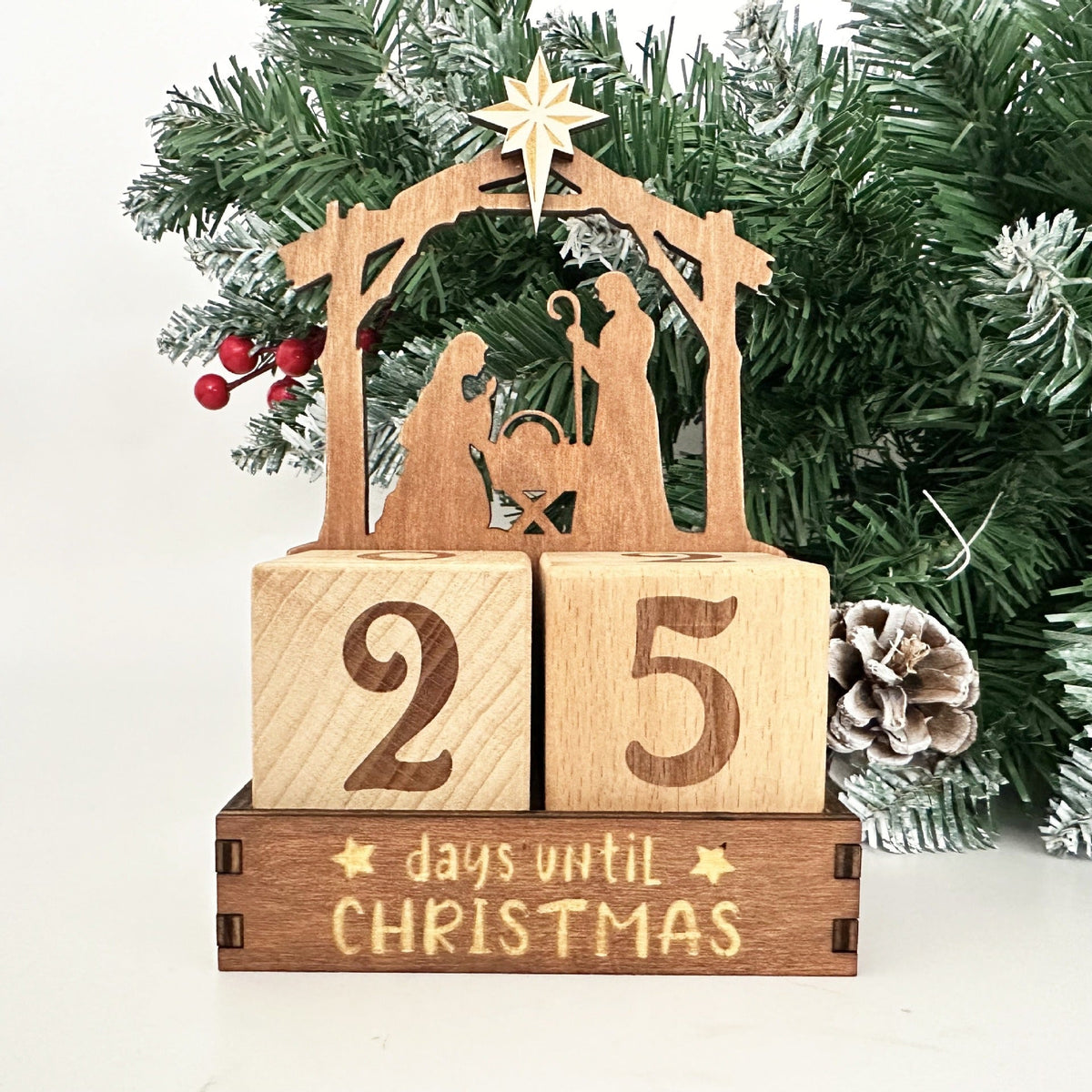 Creative DIY Wooden Christmas Advent Calendar