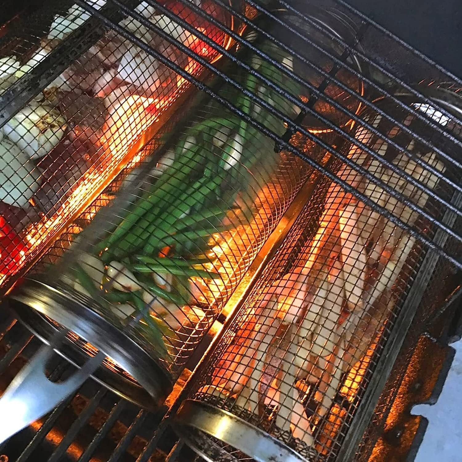 Practical Grill Baskets made of Metal 1x
