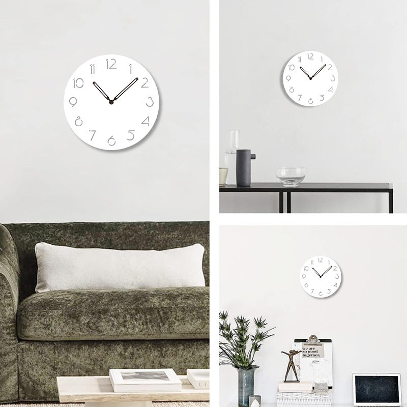 Atmospheric LED Light Silent Wall Decor Clock