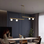 Nordic Glass Linear Luxury Pendant Lamp