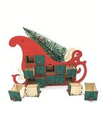Wooden Desktop Christmas Countdown Calendar