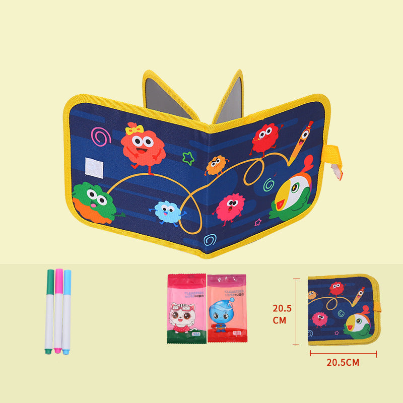 Portable Reusable Coloring Book for Kids