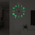 Luminous Frameless 3D Wall Clock