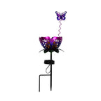 New Hollow Projection Solar Garden Light, Iron Craft Ground Stake Sunflower Lamp