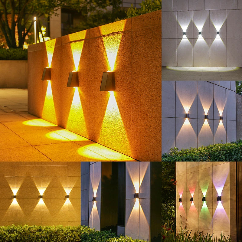 Solar Outdoor Wall Washer Light