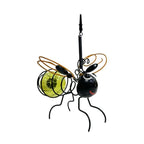Solar garden lamp in the shape of a bee for an atmospheric ambience
