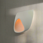 Wall lamp made of Polystyrene in Wabi-Sabi Style