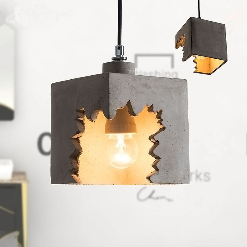 Concrete Pendant Lamp in Scandinavian Design