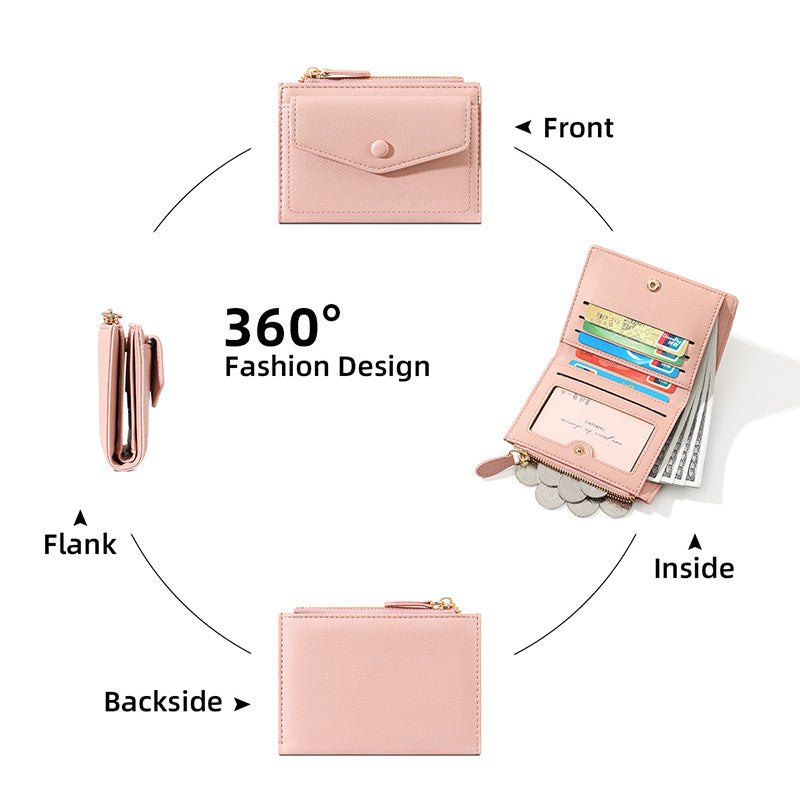 Compact RFID Ladies Wallet