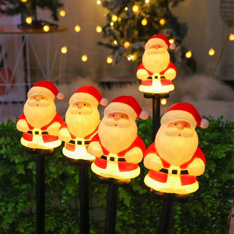 Outdoor Solar Gingerbread Man Garden Stake