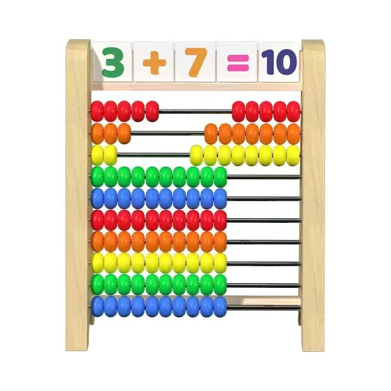 Wooden Counting Frame for Learning to Count and Calculate