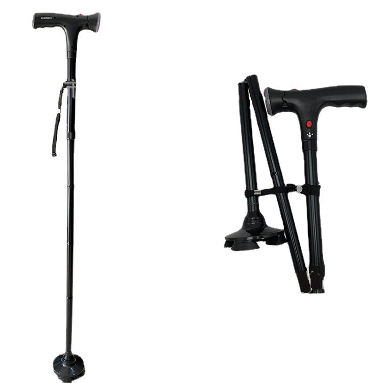Practical Folding Walking Aid for Seniors and Persons with Disabilities