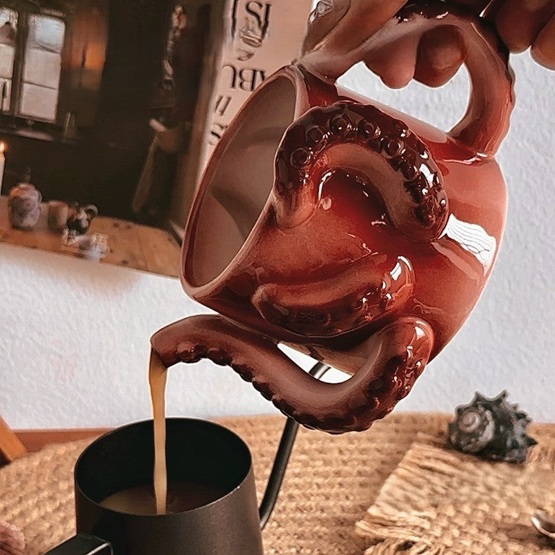 Octopus Tentacle Ceramic Coffee Mug