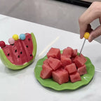 Watermelon Fruit Bite Sticks Fork Set