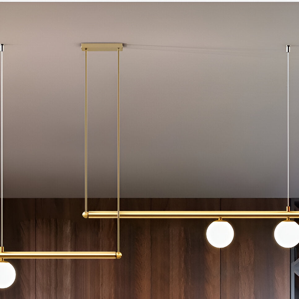 Nordic Glass Linear Luxury Pendant Lamp