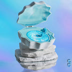 Shell Lamp Waves Retro Bluetooth Turntable LED Night Light - Perfect Gift for Kids and Girls