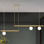 Nordic Glass Linear Luxury Pendant Lamp