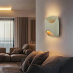 Wall lamp made of Polystyrene in Wabi-Sabi Style
