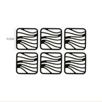 Heat-Resistant Silicone Trivet Coasters – Set of 6
