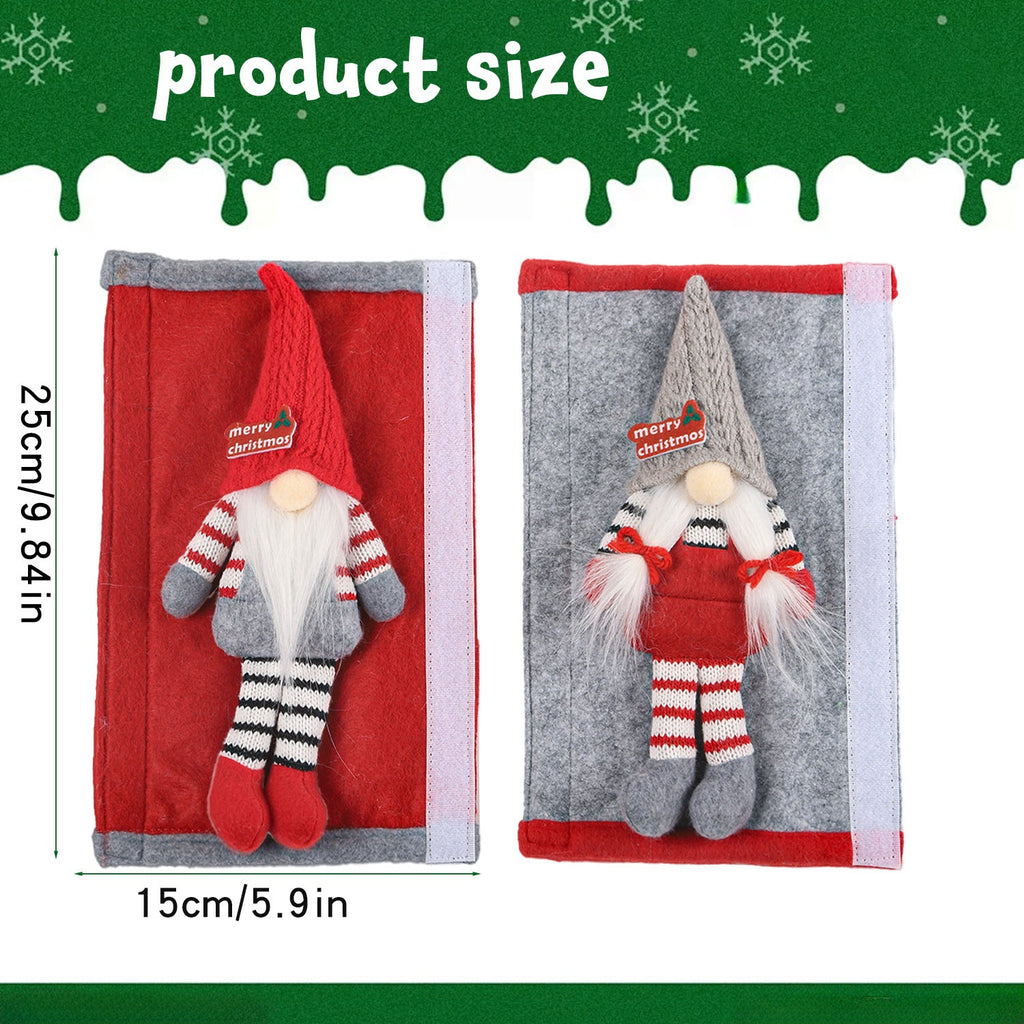 Christmas Refrigerator Appliance Handle Cover Set