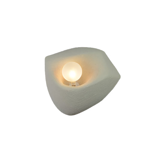 Wall lamp made of Polystyrene in Wabi-Sabi Style