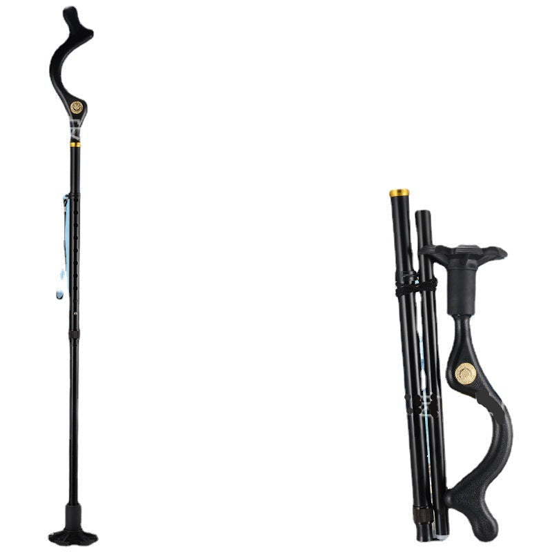 Practical Folding Walking Aid for Seniors and Persons with Disabilities