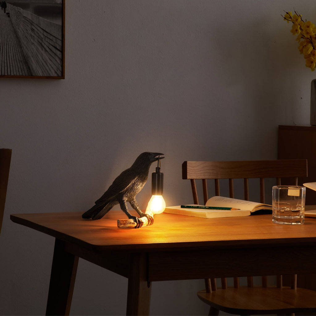 Creative Bird Table Lamp Bedside Night Light Living Room Bedroom Ambience Mini Lamp