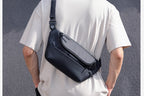 Trendy Men's Crossbody Chest Bag - Sporty Waist Pack