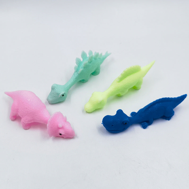 Flying Rubber Dinosaurs