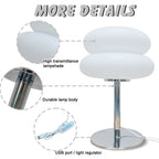 Desktop Mini Table Lamp Bauhaus Vintage Egg Tart Night Light