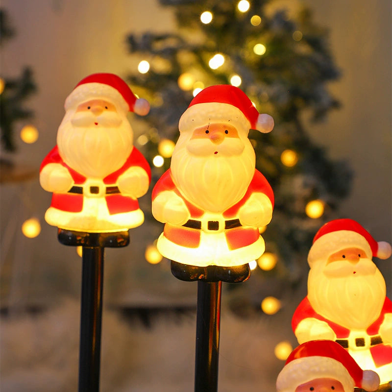 Outdoor Solar Gingerbread Man Garden Stake