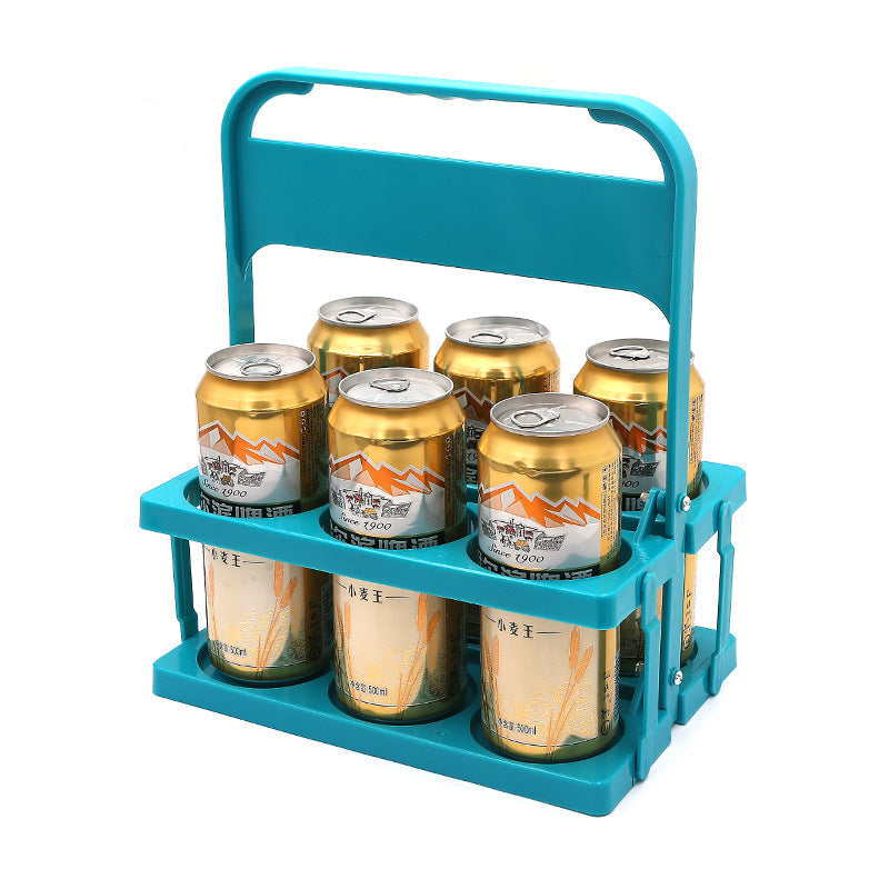 Folding Beer Carrier Bottle Holder