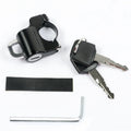 Multifuntional motorcycle helmet security lock