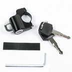 Multifuntional motorcycle helmet security lock