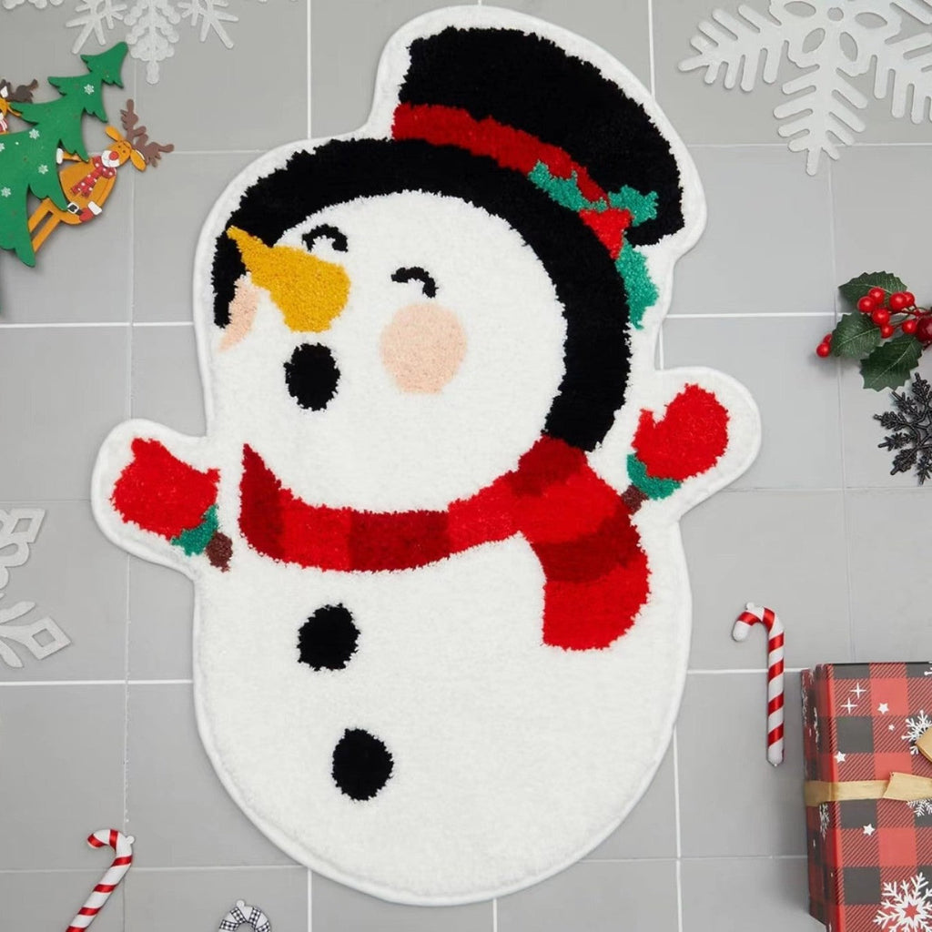Christmas Rug - Cashmere Irregular Shape Hallway Mat