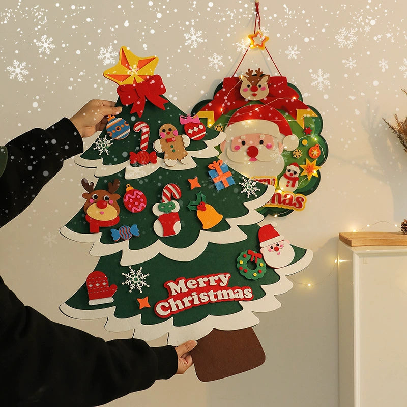 DIY Thickened Felt Christmas Tree Kit