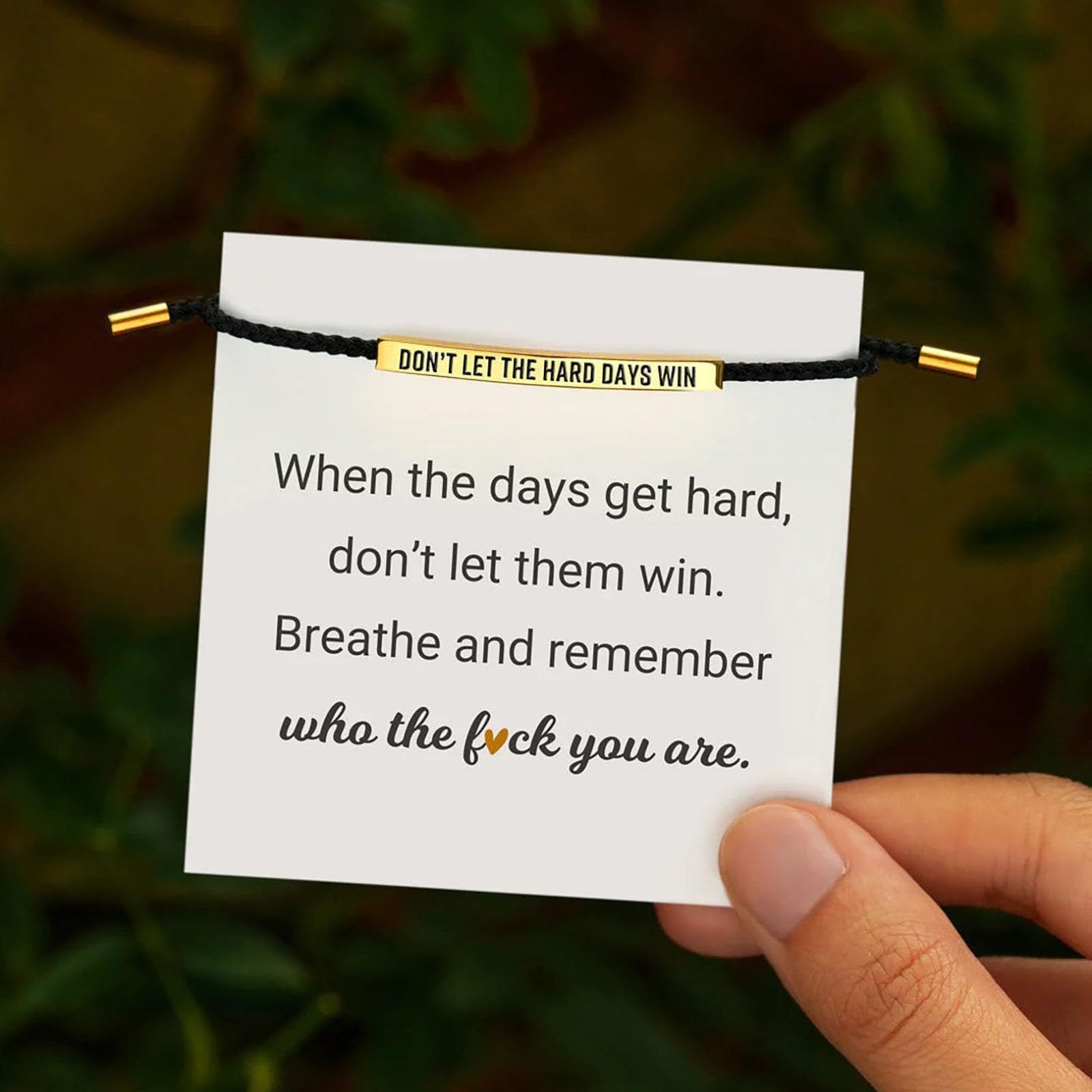Motivational Tube Bracelet