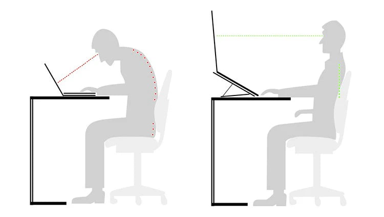 Portable Aluminum Laptop Stand, with Adjustable & Ergonomic Design, for Home, Office, Study & More