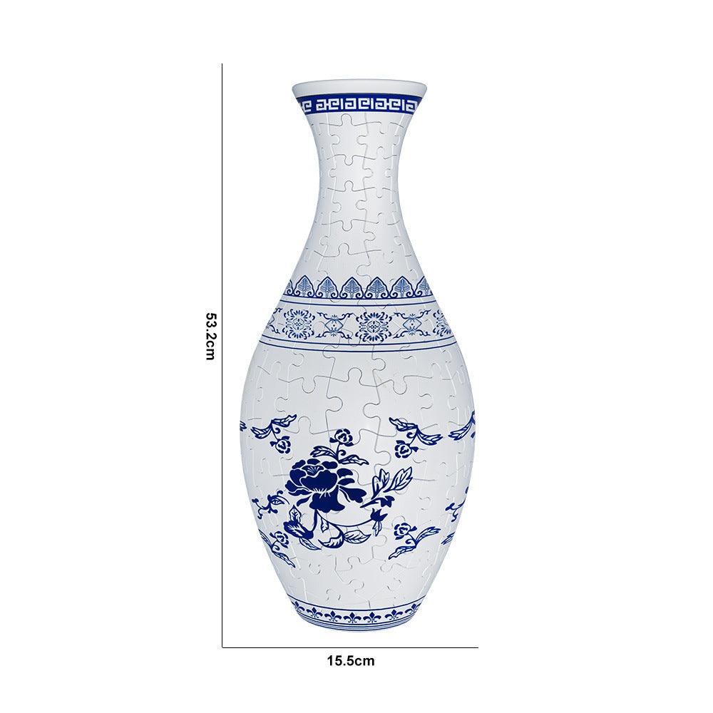 Noble 3D Puzzle Vase - Usable for real flowers