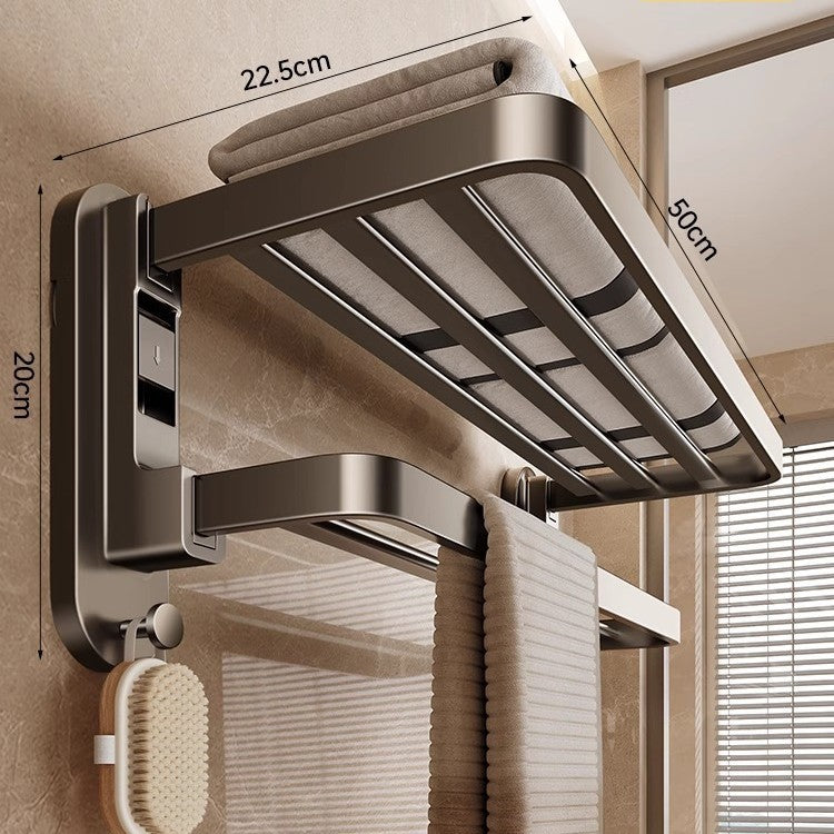 Folding Suction Cup Towel Holder