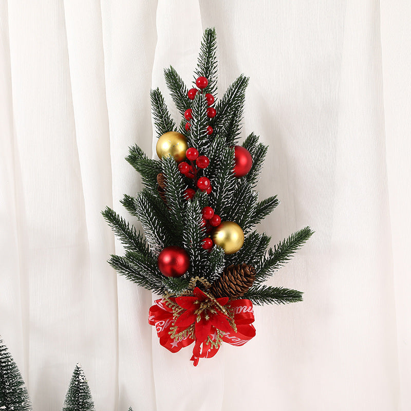 Christmas 3 PC Set - Garland, Wreath, Swag Wall Hanging Christmas Decoration Set
