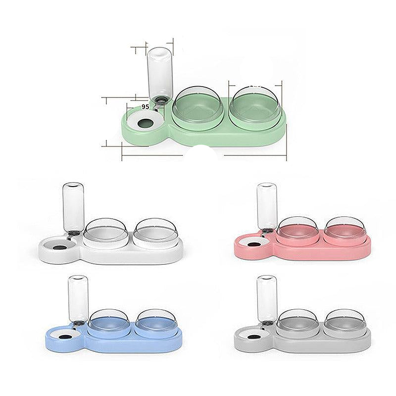 Multifunctional Feeding Station for Pets with Dishwasher Safe Plates